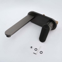 Смеситель для раковины AQUATEK Ника AQ1813BGM С ВНУТРЕННЕЙ ЧАСТЬЮ, оружейная сталь