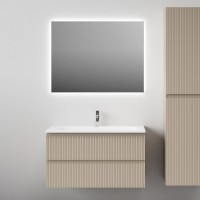 Мебель для ванной комнаты Sancos Snob T 90 подвесная, beige soft, раковина СN7019