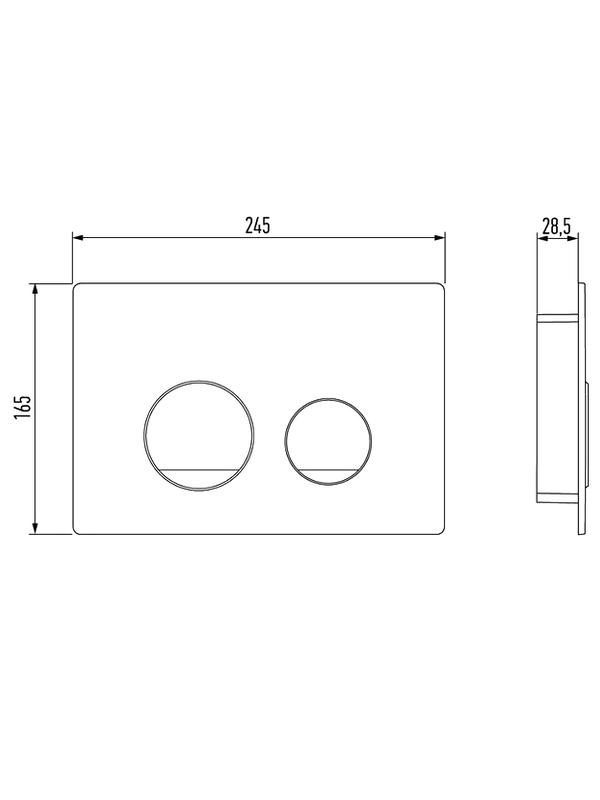 Кнопка смыва для унитаза Jacob Delafon E38068-00 пластик, цвет глянцевый белый, с антибактериальным покрытием