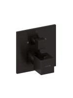 Термостатический смеситель встраиваемый Kludi Decus 54810N275 С ВНУТРЕННЕЙ ЧАСТЬЮ, оружейная сталь PVD