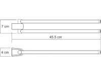 Полотенцедержатель Wasserkraft Berkel K-6831 Полотенцедержатель Wasserkraft Berkel K-6831