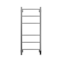 Полотенцесушитель электрический Grota Costa 430х1000 NM EL 100x45 см, подключение справа, слева, скрытое подключение справа, матовый хром, лесенка