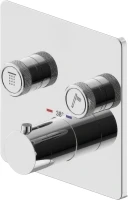 Термостатический смеситель встраиваемый Plumberia Selection PSBOX KITPSB2902CR С ВНУТРЕННЕЙ ЧАСТЬЮ, хром