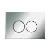 Кнопка смыва для унитаза AM.PM ProC L I070151 пластик, цвет глянцевый хром