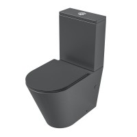 Унитаз-компакт напольный Grossman GR-4458GMSQ с микролифтом, серый матовый