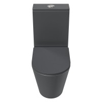 Унитаз-компакт напольный Grossman GR-4458GMSQ с микролифтом, серый матовый