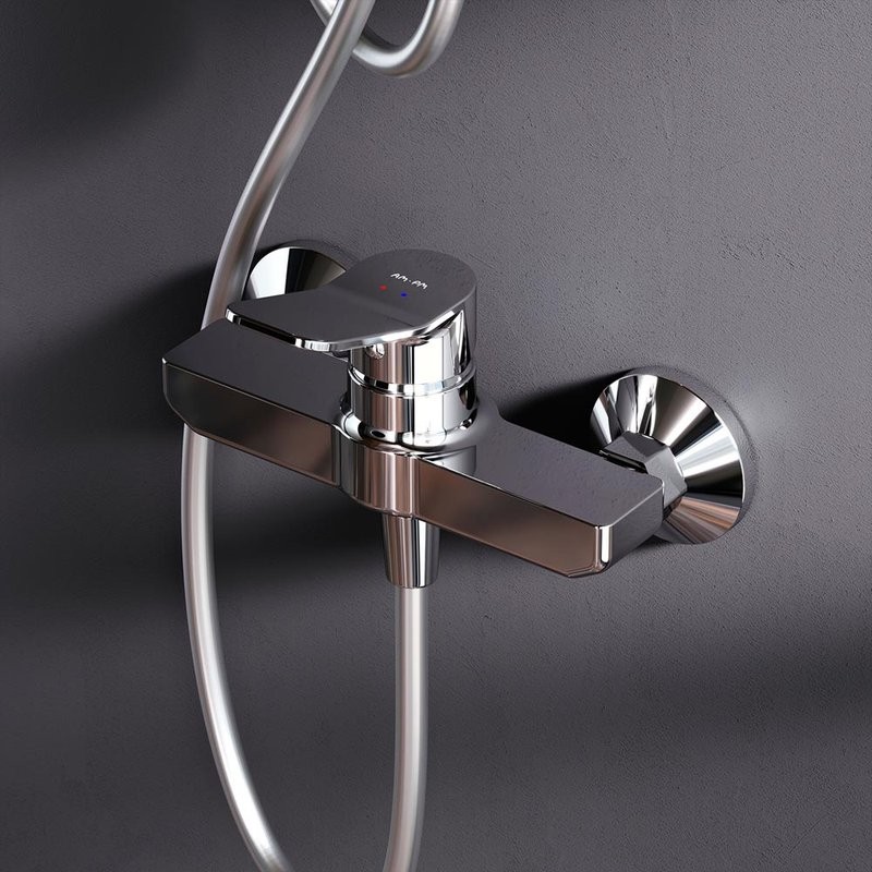 Душевая стойка AM.PM X-Joy F40885A24 со смесителем