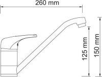 Смеситель для кухни Wasserkraft Oder 6307