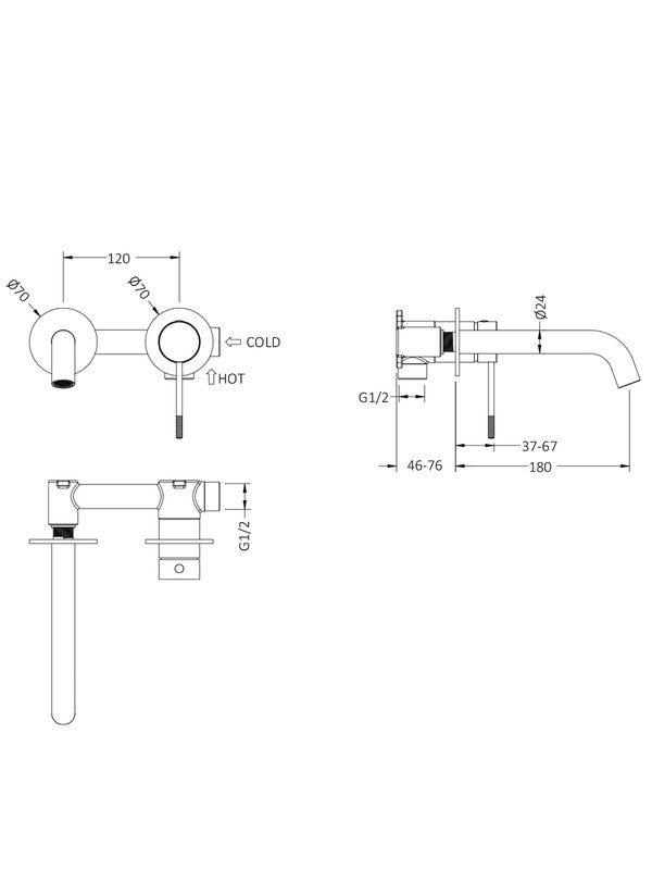 Смеситель для раковины Timo Saona 2372/20SM С ВНУТРЕННЕЙ ЧАСТЬЮ,  золото шлифованное