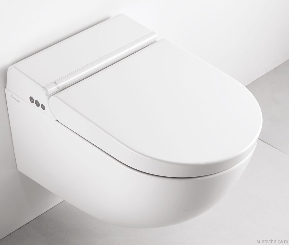 Унитаз подвесной Catalano Cataclean 1VS59CCLC00 с крышкой-биде