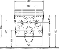 Унитаз подвесной Catalano Cataclean 1VS59CCLC00 с крышкой-биде