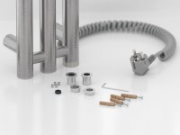 Полотенцесушитель электрический Сунержа Терция 4.0 071-0883-1206 120x15 см, подключение справа, скрытое подключение справа, сатин, I-образный