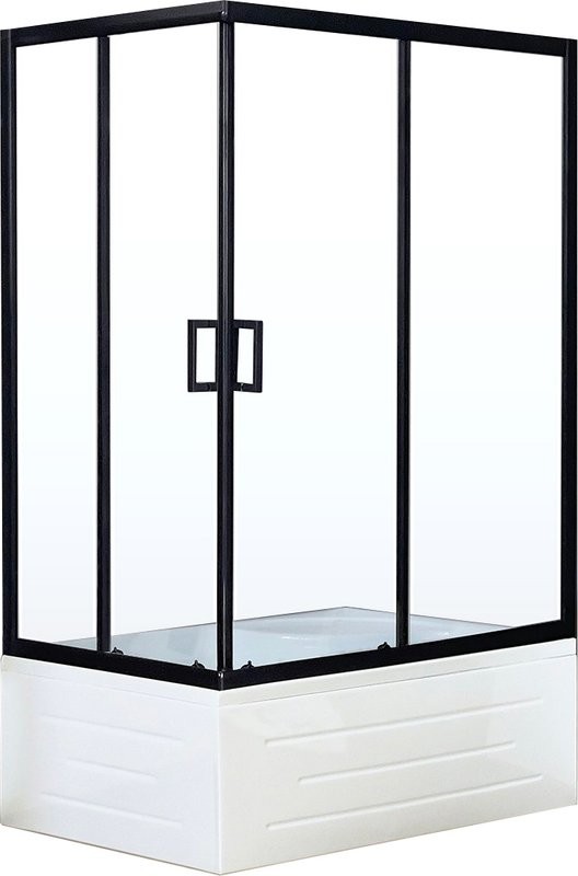 Душевой уголок Royal Bath BP RB8100BP-T-BL-R 100x80 с поддоном