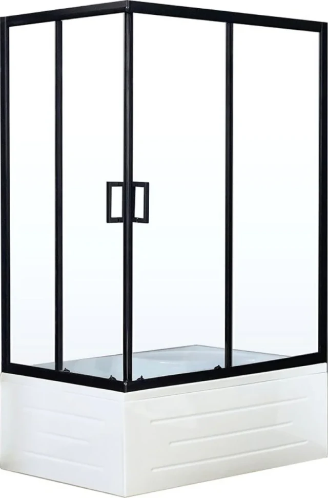 Душевой уголок Royal Bath BP RB8100BP-T-BL-R 100x80 с поддоном