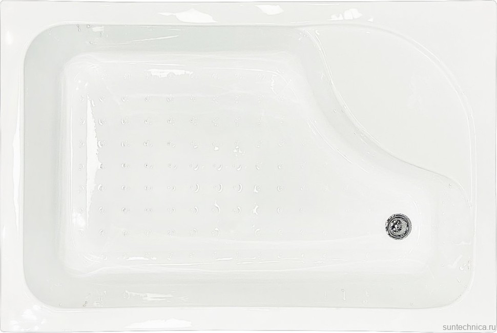 Душевой уголок Royal Bath BP RB8100BP-T-BL-R 100x80 с поддоном