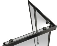 Душевой уголок Royal Bath BP RB8100BP-T-BL-R 100x80 с поддоном