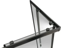 Душевой уголок Royal Bath BP RB8100BP-T-BL-R 100x80 с поддоном