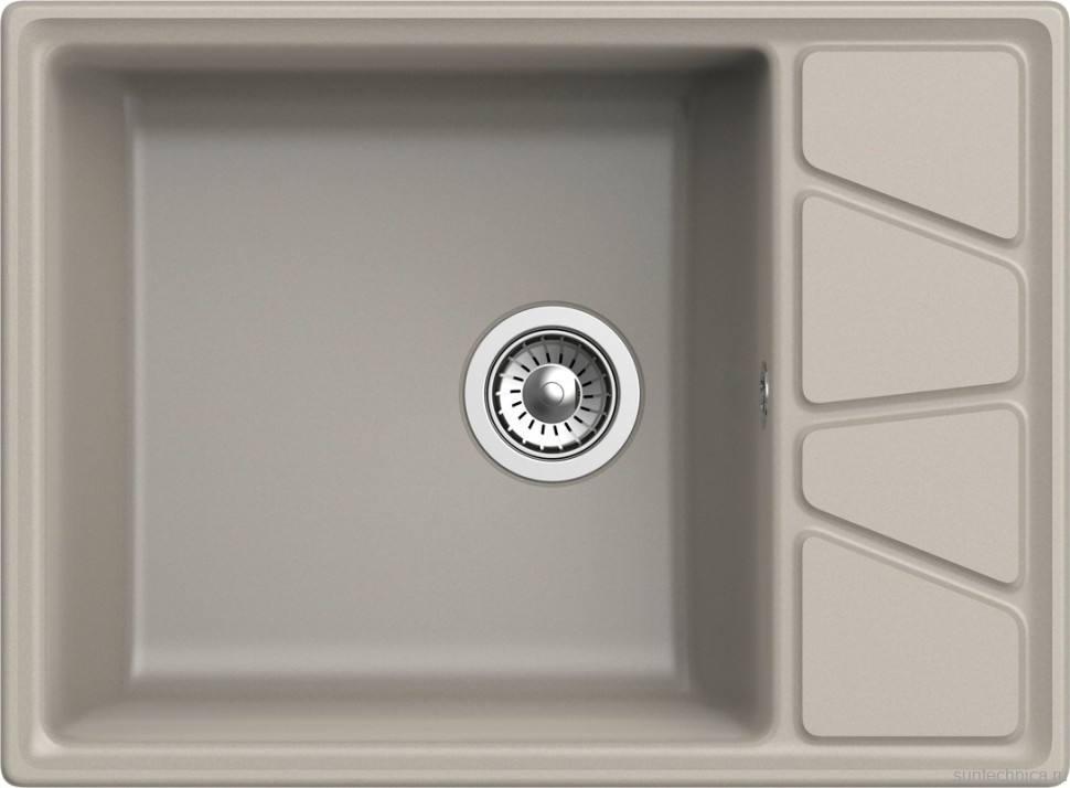 Мойка кухонная GranFest Vertex GF-V-680L топаз