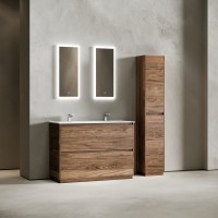 Тумба под раковину Sancos Libra Floor 120 двойная, дуб чарльстон