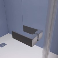 Душевой уголок RGW Stilvoll SV-040 100х90 профиль хром, стекло матовое