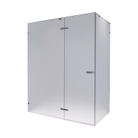 Душевой уголок RGW Stilvoll SV-040 100х90 профиль хром, стекло матовое