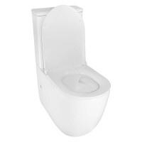 Унитаз-компакт напольный AZARIO Riano AZ-1307A с микролифтом, безободковый