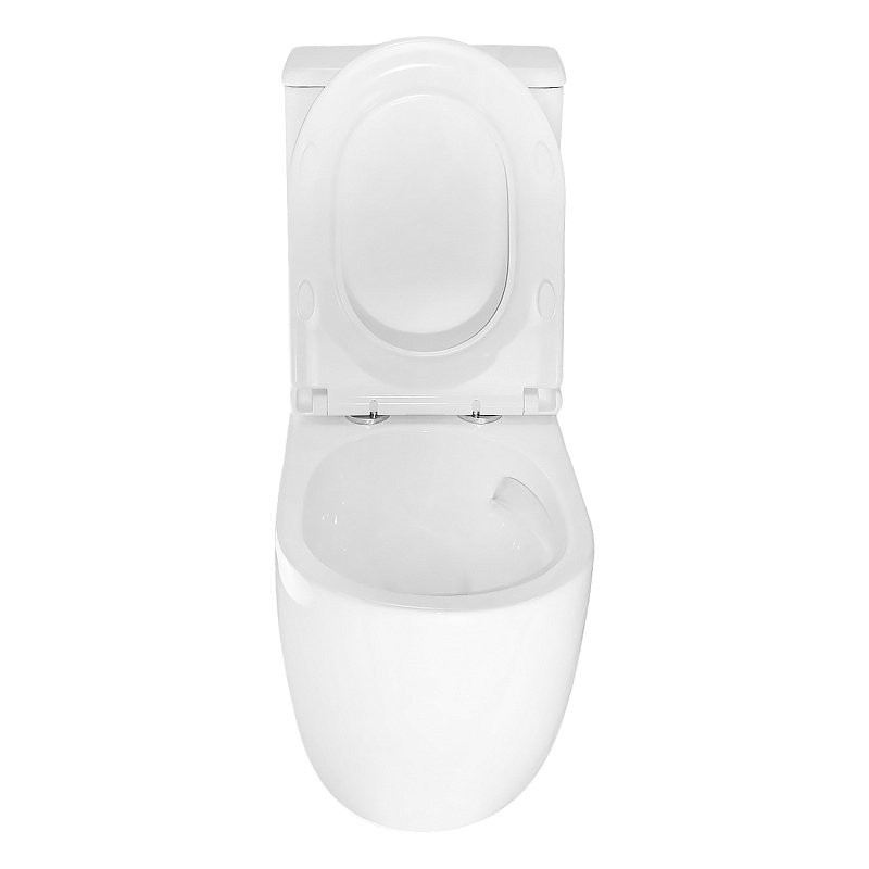 Унитаз-компакт напольный AZARIO Riano AZ-1307A с микролифтом, безободковый