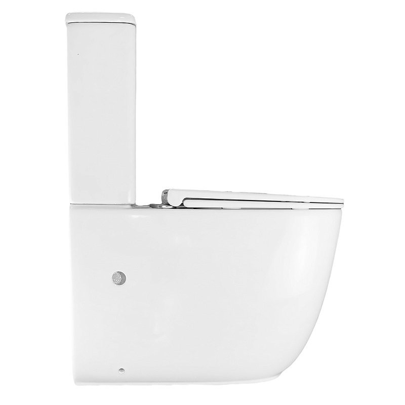 Унитаз-компакт напольный AZARIO Riano AZ-1307A с микролифтом, безободковый