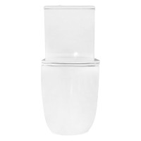 Унитаз-компакт напольный AZARIO Riano AZ-1307A с микролифтом, безободковый