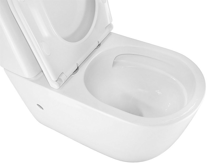 Унитаз-компакт напольный AZARIO Riano AZ-1307A с микролифтом, безободковый