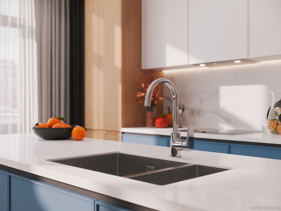 Смеситель для кухни Cersanit Moduo 64839 хром