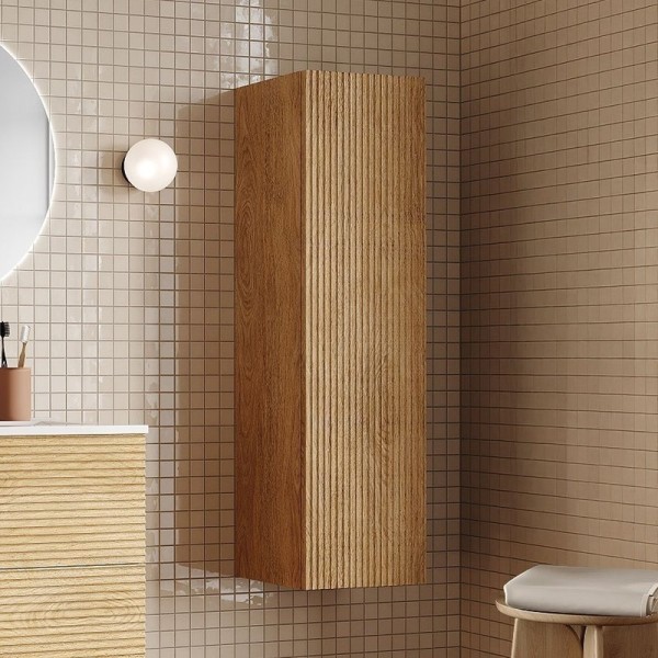 Пенал в ванную подвесной IDDIS, 30 см, дуб светлый, Bild, BIL30V0i97