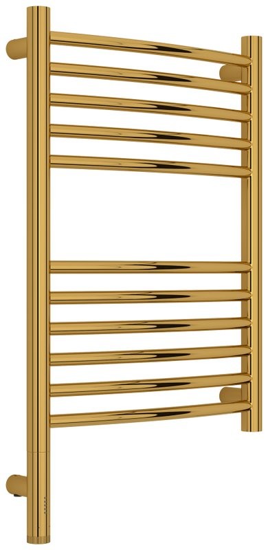 Полотенцесушитель электрический Сунержа Богема 3.1 03-6002-6040 70x45 см, подключение слева, золото, лесенка