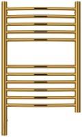 Полотенцесушитель электрический Сунержа Богема 3.1 03-6002-6040 70x45 см, подключение слева, золото, лесенка