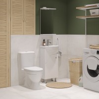 Унитаз-компакт напольный Sanita Стандарт комфорт глянцевый белый