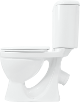 Унитаз-компакт напольный Sanita Стандарт комфорт глянцевый белый