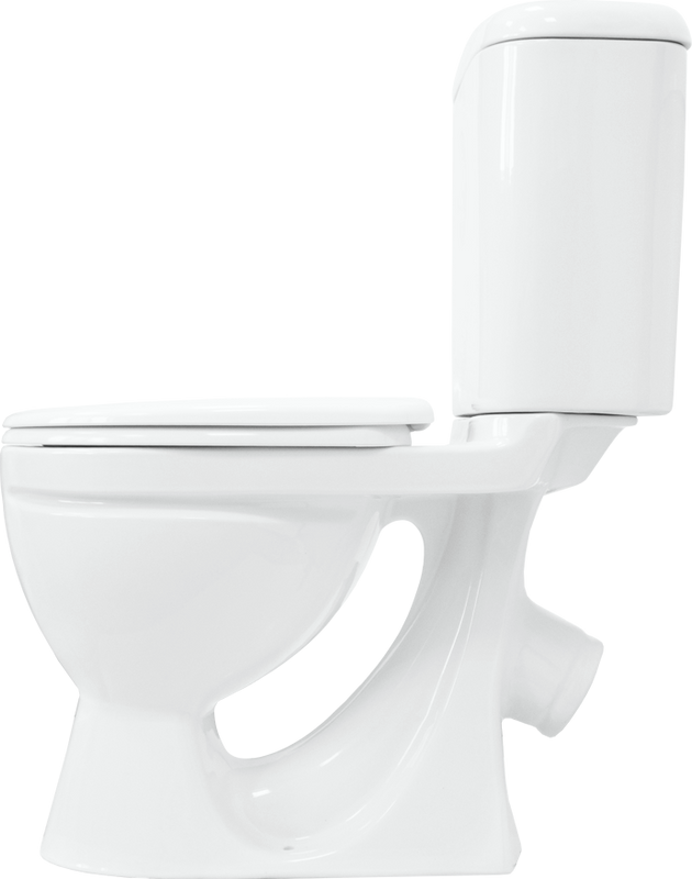 Унитаз-компакт напольный Sanita Стандарт комфорт глянцевый белый