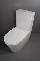 Унитаз-компакт напольный Creo Creo CR1002R безободковый, с микролифтом