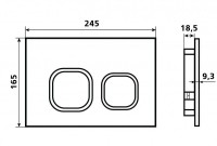 Комплект Унитаз подвесной Esbano Garcia ESUPGARCGM матовый серый + Инсталляция Fram + Кнопка ESINLPS10MC