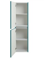 Шкаф-пенал для ванной Art&Max Elegant 150 бирюзовый