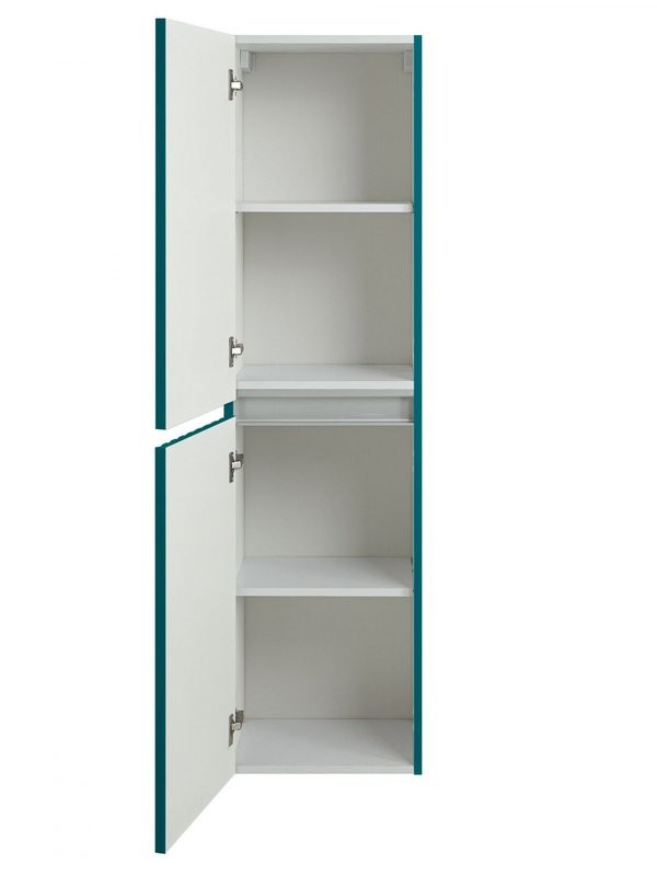 Шкаф-пенал для ванной Art&Max Elegant 150 бирюзовый