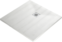 Поддон для душа Wasserkraft Aller 10T03 90x90, с сифоном