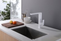 Смеситель для кухни Abber Daheim AF8214W матовый белый