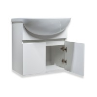 Мебель для ванной комнаты Runo Лада 60 подвесная, белая
