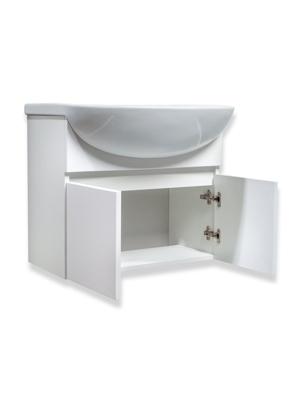 Мебель для ванной комнаты Runo Лада 60 подвесная, белая