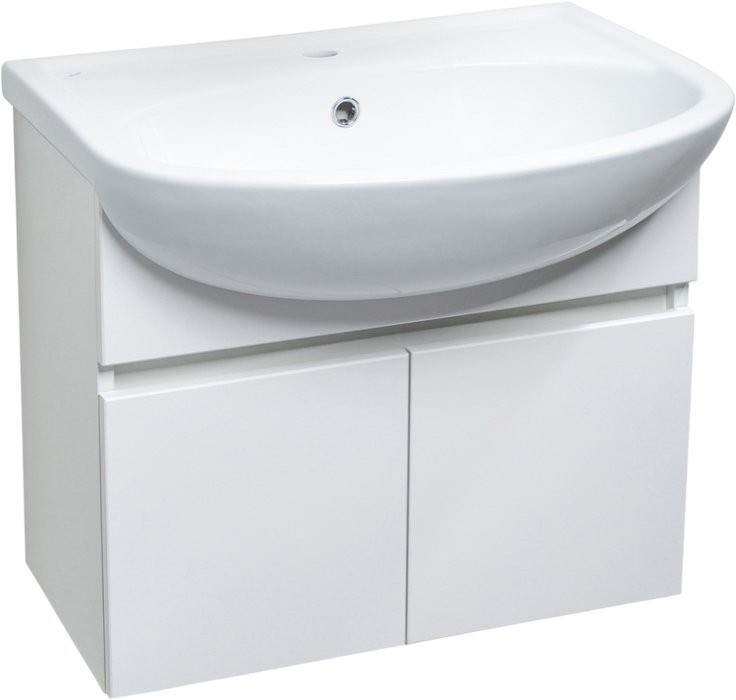 Мебель для ванной комнаты Runo Лада 60 подвесная, белая