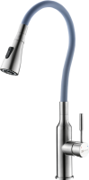 Смеситель для кухни Lemark Expert LM5082S-Gray с гибким изливом