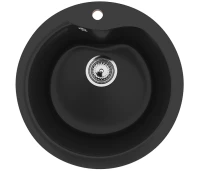 Мойка кухонная Ulgran U-102 344 ультра-черная + дозатор U-02 черный Мойка кухонная Ulgran U-102 344 ультра-черная + дозатор U-02 черный