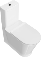 Унитаз-компакт напольный KERAMA MARAZZI Plaza Modern PLMR.wc.01 безободковый, с микролифтом