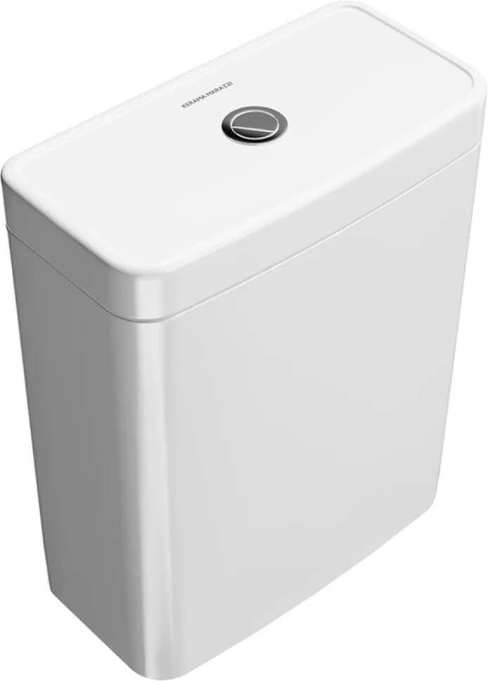 Унитаз-компакт напольный KERAMA MARAZZI Plaza Modern PLMR.wc.01 безободковый, с микролифтом